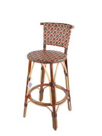 Stool with backrest