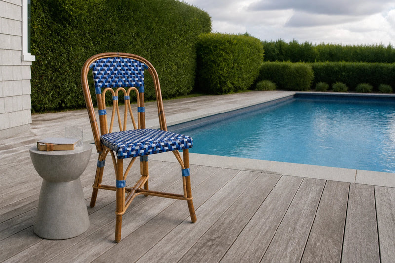 Hamptons modernist pool deck