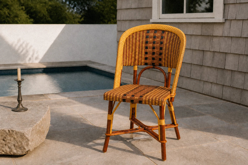Hamptons modernist pool deck