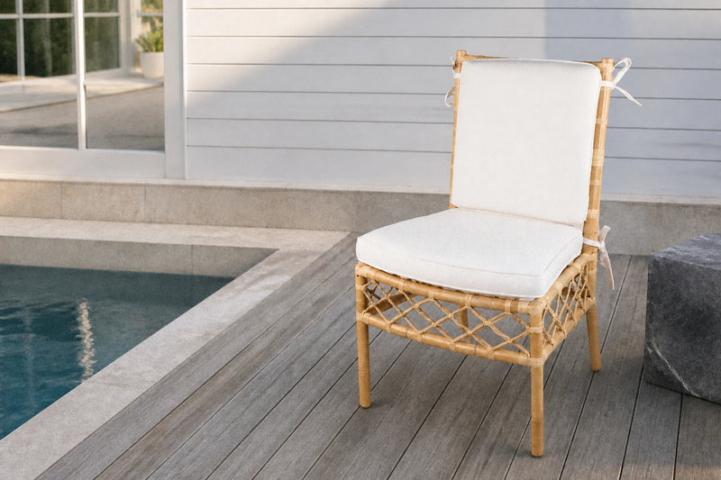 Hamptons modernist pool deck