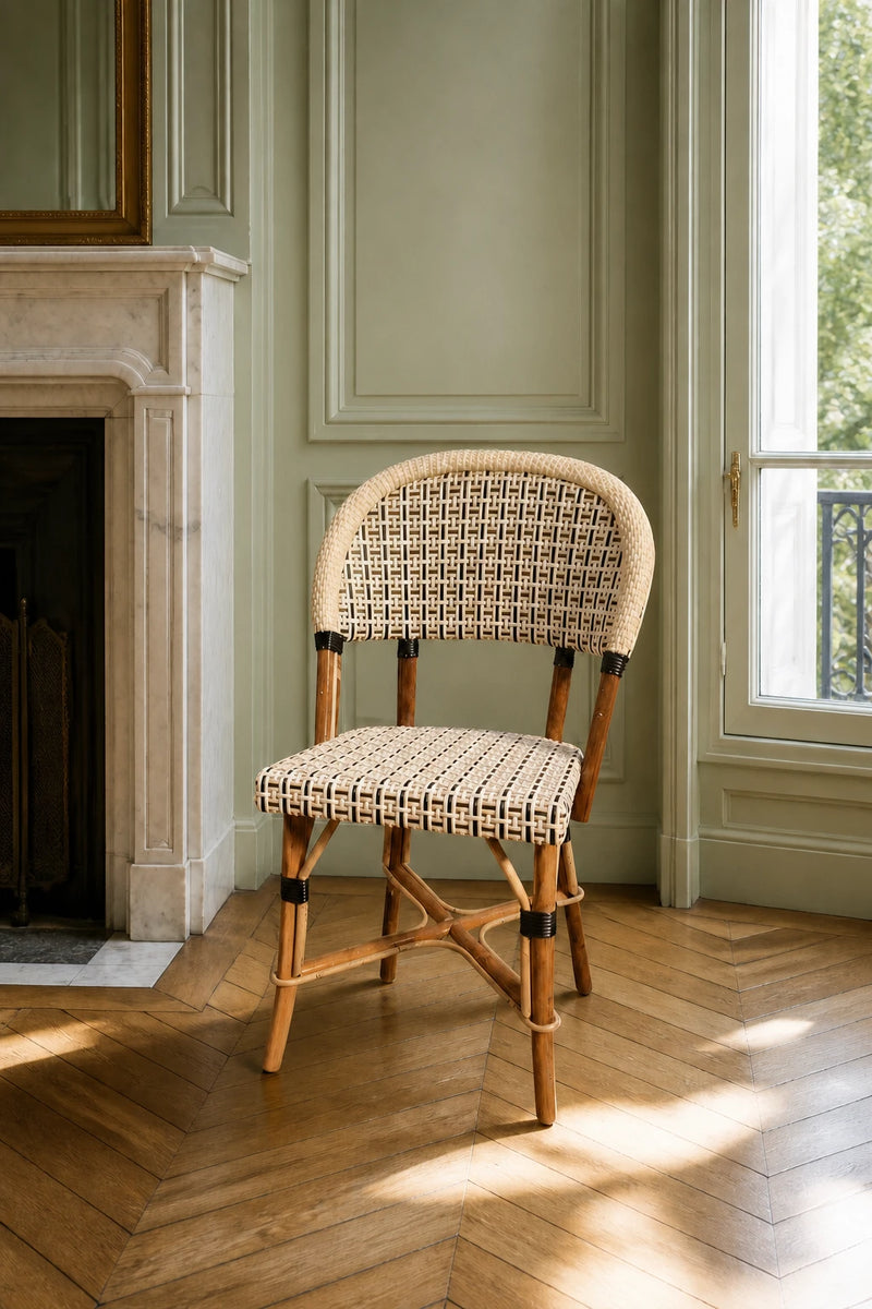 Salon haussmannien, parquet point de Hongrie