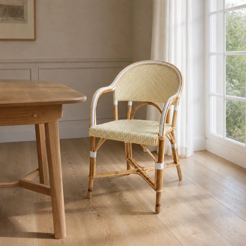 Table de chêne, salle à manger neutre