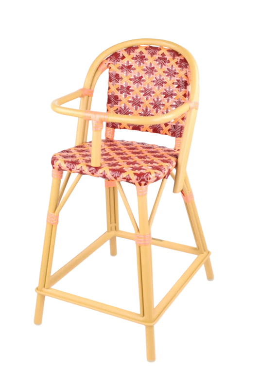 Carrousel baby high chair - Aluminum