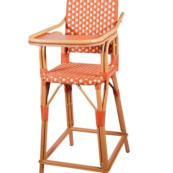 Chaise haute bébé alu