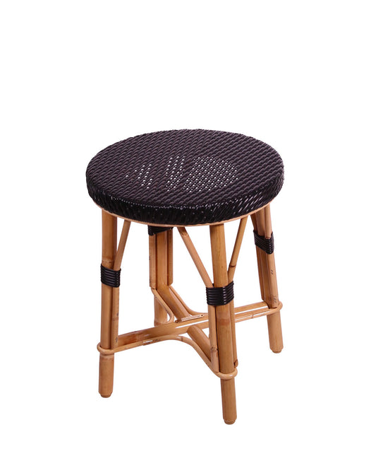 Round low stool - Stool Black