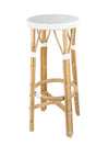 Round, tall, black stool - Pre-owned