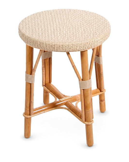 Round low stool - Stool Ruby red